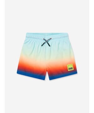 Elevate your young gentleman's summer wardrobe with the Boys Niko Fade Swim Shorts in Blue UPF50 from Molo. Perfect for the stylish SS2025 season, these shorts blend function with fashion flawlessly. Here's why they're essential Striking Ombre Design Seamlessly transitions from light to dark blue, ensuring your boy stays at the forefront of beachside fashion. Enhanced Sun Protection Crafted with UPF50 fabric, these shorts offer superior UV defence, keeping playtime safe and sunburn at bay. Supreme Fabric Quality Breathable, quick-drying material ensures comfort during both aquatic and land activities.Step up his style game with Molo's latest. Shop today!