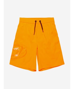 Introducing the Boys Oval D Logo Swim Shorts in Orange by Diesel, an essential addition to your young trendsetter's SS2025 wardrobe. Each detail is meticulously crafted to blend high fashion with functionality Signature Oval D Emblem A mark of high-end style from Diesel, prominently featured. Vibrant Orange Hue Eye-catching and perfect for sunny summer days. Premium Material Guarantees durability and comfort during swim and play.Elevate your boys swimwear collection with these chic and playful shorts. Available now for the fashion-forward youth!