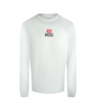 The Diesel New D Logo White Long Sleeve T-Shirt combines classic style with modern comfort. Crafted from 100% cotton, this shirt offers a soft, breathable feel perfect for everyday wear. Its clean white color and distinctive Diesel logo add a bold, contemporary edge to your wardrobe. Ideal for layering or wearing on its own, this long sleeve tee delivers both versatility and lasting quality. Elevate your casual look with a piece designed to keep you comfortable and stylish throughout the day