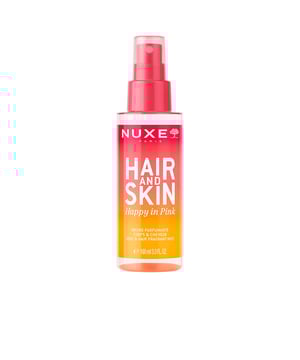 Un torbellino de notas aciduladas, una embriagadora evasión floral.&nbsp,Envuelve el cuerpo y el cabello en un chispeante velo aromático.La Bruma Perfumada Cuerpo y Cabello Happy In Pink procura una estela irresistiblemente femenina.Las notas chispeantes y aciduladas de la Frambuesa abren la fragancia y dan paso a un corazón que revela los delicados matices de la Rosa. El fondo de Almizcles se envuelve en una sutil bruma empolvada.Fórmula vegana, sin ingredientes ni derivados de origen animal.88 % de ingredientes de origen natural.