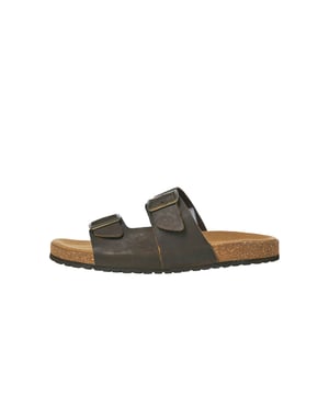 Heren sandalen van het merk Jack & Jones. De sandaal is gemaakt van hoogwaardig Leather.  Merk: Jack & JonesModelnaam: LouisCategorie: heren sandalenMaterialen: LeatherKleur: bruin