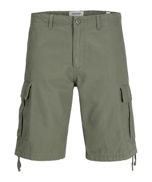 Jack & Jones Men's 100% Cotton Cargo Shorts are perfect for warm-weather comfort and functionality. These summer half trousers are made of breathable, lightweight cotton and are perfect for casual outings, holidays and everyday wear. They are designed in a classic cargo style, with side pockets for safe, useful storage. The casual fit allows for easy movement, and the zip and button fastening is secure and comfortable. These shorts mix style and utility, making them an excellent choice for any man's summer wardrobe. Whether you're going to the beach, spending the weekend outdoors, or simply relaxing, these cargo shorts provide both durability and comfort. They're a flexible essential that works well with any body type or inclined position. Machine washable for easy cleaning.