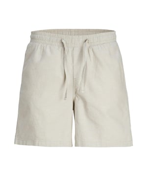 Jack & Jones Men's Casual Summer Cotton Shorts are the perfect way to refresh your summer wardrobe.  These shorts are made of soft, breathable cotton and are intended to provide all-day comfort, whether you're relaxing at home, going for a walk, or spotting friends.  On hot days, the lightweight fabric keeps you cool, and the classic fit provides a relaxed, casual feel.  They mix functionality with everyday style, including an adjustable waistband with a secure drawstring and handy side pockets.  Their flexible design makes them ideal for pairing with T-shirts, polos, or vests for a casual summer look.  These shorts are a must-have part of every man's summer wardrobe, whether for vacation, weekend trips, or casual everyday wear. 