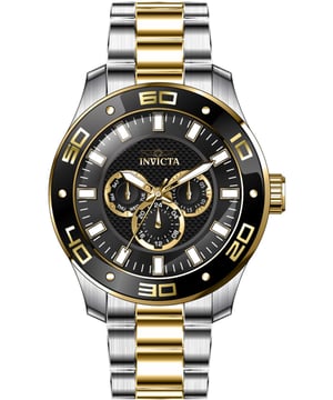 De Invicta 45759 heeft een roestvrijstalen horlogekast van 50 millimeter met een zwarte wijzerplaat.
Dit model wordt aangedreven door een accuraat Quartz uurwerk.
10 bar waterdicht.
Dit model is onderdeel van de Invicta Pro Diver - SCUBA collectie.

Inclusief 2 jaar garantie.