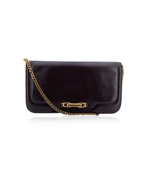 VINTAGE, RRP AS NEW
Vintage Gucci Brown Leather Shoulder Bag with Gold Detailing  Exude classic sophistication with this vintage Gucci shoulder bag, expertly crafted from rich brown leather. The sleek flap design features a button closure accented by gold-tone metal detailing, lending an iconic touch of vintage luxury.  Inside, the bag is fully lined with smooth brown leather and includes a zippered side pocket-perfect for organizing essentials. A standout feature is the removable gold-tone chain strap, offering versatile styling as a chic shoulder bag or a refined clutch.  Stamped with "Gucci Boutique - Made in Italy" on the interior, this piece is a testament to the brand's renowned heritage and craftsmanship. Whether for day or evening, this timeless accessory brings enduring style to any wardrobe. Condition Rating: B - VERY GOOD CONDITIONCondition Details: Some scratches on leather due to normal use. Some normal wear of use inside. Please check the photos carefully and ask if you need to know more details or if you have any doubts.Measurements (cm):Depth: 2.5Height: 16.5Length: 27.9Other Details: Dustbag? NoKeys? NoBox? No Measurments:  width: 25 mm length: 279 mm height: 165 mm