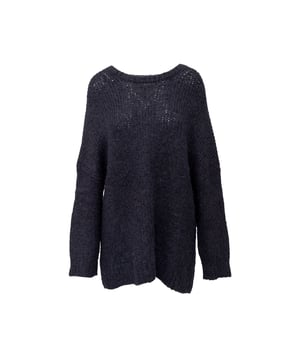 Empfohlener Verkaufspreis
Bleiben Sie warm und stilvoll mit diesem Strickpullover von Dries Van Noten. Dieser lange Pullover aus einer weichen und warmen Alpakawollmischung hat einen entspannten Ausschnitt und überschnittene Schultern für einen bequemen Sitz. Der gerippte Saum verleiht diesem klassischen schwarzen Stück eine besondere Struktur. Maße: Länge: 80 mm