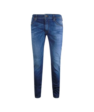 Diesel Thommer-X Brown Badge Blue Denim Pants combine classic style with modern comfort. Crafted from a durable blend of 98% cotton and 2% elastane, these pants offer a perfect fit with just the right amount of stretch. Featuring a timeless five-pocket design, they provide both practicality and a sleek look. The distinctive brown badge and blue denim finish add a unique touch, making these pants versatile for casual or smart-casual occasions. Experience lasting comfort and style with Diesel's quality craftsmanship in every stitch