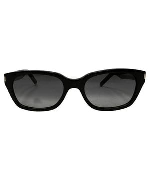 VINTAGE, RRP AS NEW
The Saint Laurent SL522 Square‑Frame Sunglasses in glossy black acetate showcase a bold, sculptural silhouette with refined metal bridge detailing—effortlessly blending modern confidence with Parisian chic. Their oversized square lenses offer optimal sun protection while accentuating sharp jawlines and structured styles. Complete your look by pairing them with a crisp white tee, tailored blazer, and dark wash denim—or slip into a sleek tailored suit and add these sunglasses for a striking, head-turning finishing touch.

Saint Laurent SL522 Square Frame Sunglasses in Black Acetate

Condition: Excellent
Signs of wear:  No sign of wear.
Packaging: None
Color: Black
Material: Plastic
Size: One size
Measurements: Frame width 150 mm Height 155 mm
SKU: MRPPUGBAC511291W