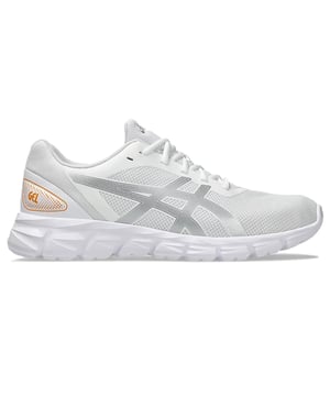 Step into lightweight comfort and sleek style with the ASICS Gel-Quantum Lyte II in classic white. Designed for everyday runners and active lifestyles, this shoe combines modern GEL cushioning with a streamlined silhouette for smooth rides and versatile wear.
Key Features:
Rearfoot GEL™ Cushioning: 

ASICS’ signature GEL technology absorbs shock on impact, providing plush comfort during heel strikes.

EVA Midsole: 

Lightweight foam midsole offers responsive cushioning and durability for daily runs or casual wear.

Engineered Mesh Upper: 

Breathable and flexible, the upper ensures airflow while providing a secure fit.

Heel Pull Tab: 

Makes it easier to put on and take off your shoes quickly.

AHAR® Outsole: 

Durable rubber outsole delivers excellent traction and long-lasting wear on multiple surfaces.

Classic White Design: 

Clean, versatile colorway that pairs well with any athletic or casual outfit.

Lightweight Construction:

Keeps you agile and comfortable throughout your activities.