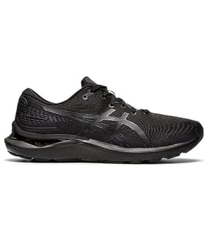 Engineered for smooth, reliable performance, the ASICS Gel-Cumulus 24 in sleek black offers the perfect balance of cushioning and support for neutral runners. Ideal for daily training and long runs, these shoes deliver comfort mile after mile.
Key Features:
FF BLAST™ PLUS Midsole: 

Lightweight, responsive cushioning that absorbs impact and provides excellent energy return.

Rearfoot and Forefoot GEL® Cushioning: 

Advanced shock absorption technology softens landings and reduces strain on joints.

Engineered Mesh Upper: 

Breathable and flexible, offering a secure fit and optimal airflow.

Ortholite® X-55 Sockliner: 

Enhances comfort and moisture management to keep feet fresh.

AHARPLUS™ Outsole: 

Durable rubber in high-wear areas for improved traction and extended shoe life.