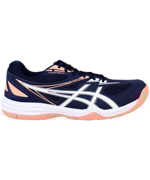 The ASICS Court Break 2 Men’s Navy Volleyball Shoes are designed for indoor athletes who value lightweight comfort and responsive movement. Built with breathable mesh and flexible support overlays, these shoes help you stay agile on the court while delivering the stability needed for powerful plays. The deep navy color gives them a sleek, sporty look perfect for training or match day.
Key Features
Breathable Mesh Upper

Keeps feet cool and comfortable during fast-paced indoor action.

Supportive Synthetic Overlays

Provide midfoot stability and help lock your foot in place.

Cushioned Midsole

Offers soft underfoot comfort and absorbs shock from jumps and quick stops.

Durable Rubber Outsole

Designed for indoor courts, it delivers strong grip and reliable traction.

Flexible Forefoot Design

Allows for natural foot movement and quick directional changes.

Reinforced Heel Counter

Enhances support and keeps your foot stable during lateral movements.