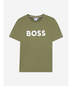Introducing the exquisite BOSS Boys Logo Print T-Shirt in vibrant green, an essential addition to your young gentleman's wardrobe for SS2025. Crafted by the iconic BOSS, this piece embodies both flair and comfort. Key highlights include Distinctive Logo A bold, eye-catching print that radiates BOSS's signature sophistication. Luxurious Comfort Expertly made with superior materials to ensure all-day ease and durability. Fresh Style Perfect for updating any fashion-forward youngsters collection.Embrace the fusion of elegance and playfulness with this standout green t-shirt.