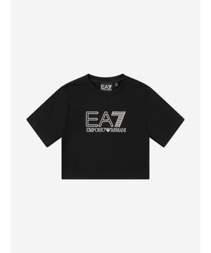 Introducing the EA7 Emporio Armani Girls Logo T-Shirt in Black, an impeccable addition to your girl's wardrobe for SS2025. Here's why this piece is unmissable Striking Design Features the iconic EA7 logo, ensuring a fashionable edge. Luxurious Comfort Crafted from superior quality fabric for all-day ease. Versatile Style Perfect for any occasion, from casual outings to chic gatherings.Elevate her collection with this chic, timeless T-shirt. Shop now for effortless style and unmatched quality!