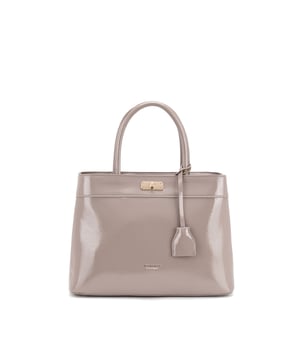 Bolso de mano mujer - Modelo Velouria - 100% piel vegana PU - 30.0 x 22.0 x 13.0 cm