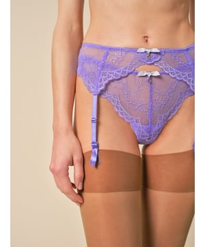 Introducing the Superboost Lace in the stunning new purple hebe colourway-a vibrant addition to Gossard’s collection. Offering everyday solutions for all occasions with added luxury and glamour, the Superboost Lace Suspender completes our lingerie set. This range is all about exciting shape and the subtle delicate nature of the exquisitely fine lace.\r\n