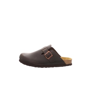 Deze herenklompen combineren casual comfort met een praktisch ontwerp. De gesloten teen beschermt je tenen - ideaal voor dagelijks gebruik en vrije tijd. De makkelijke instap maakt aankleden kinderspel. Een verstelbare gesp zorgt voor een stevige grip en een pasvorm op maat. Het voorgevormde voetbed past zich ergonomisch aan en biedt langdurig comfort. De slijtvaste synthetische zool kan zowel binnen- als buitenavonturen met gemak aan. Hoogwaardige materialen garanderen duurzaamheid en een aangenaam gevoel. Een subtiele labelprint op de binnenzool geeft de look een stijlvolle touch. Of je nu op weg bent naar de supermarkt of in de tuin - deze klomp is je betrouwbare metgezel. Functie ontmoet stijl - en je voeten zullen er dol op zijn.
