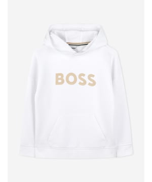 Elevate your young gentlemans wardrobe with the distinguished BOSS Boys Logo Print Hoodie in White. Perfectly tailored for the upcoming SS2025 season, this essential item melds sophistication with youthful exuberance. Key features include Iconic BOSS Branding Classic white hue adorned with a striking BOSS logo, ensuring a chic, immediately recognisable appearance. Luxe Fabric Quality Crafted from premium materials that promise both durability and comfort, ideal for daily wear. Contemporary Design Features a modern cut that complements any outfit, making it a versatile addition to his collection.Secure this exclusive piece today and ensure your young one makes a stylish impact every day!