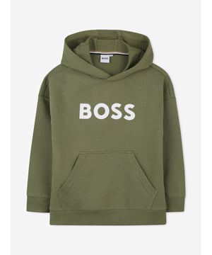Discover the exquisite BOSS Boys Logo Print Hoodie in Green, a pinnacle of sophistication for SS2025. Expertly designed for the discerning young gentleman, this hoodie is crafted to elevate any occasion Vibrant Green Hue A dashing emerald shade that captures attention. Iconic BOSS Branding Emblazoned with the prestigious BOSS logo, synonymous with luxury. Superior Fabric Crafted from premium materials for unparalleled softness and durability.Upgrade your boy's wardrobe with this standout piece for elegance pure comfort. A timeless investment from BOSS.