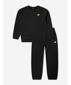 Introducing the New Balance Boys Brush Back Small Logo Tracksuit in Black, an essential addition to any young fashionista's AW2024 wardrobe. Perfectly blending luxury with practicality, heres why this tracksuit is an unmissable item Sleek Black Design Perfectly polished in a versatile black hue that complements any outfit. Subtle Logo Detailing The iconic New Balance logo is tastefully featured, showcasing brand prestige. Premium Comfort Crafted with soft, high-quality materials ensuring comfort for all-day wear. Durable Stylish Engineered to last and remain in style through the seasons.Elevate your boy's style by adding the Boys Brush Back Small Logo Tracksuit to your cart today!