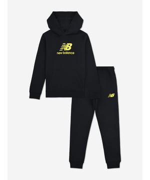 Introducing the Boys Brush Back Stacked Logo Tracksuit in Black by New Balance, the quintessential addition for AW2024. Designed specifically for style and practicality, this ensemble is set to elevate your young one's wardrobe Sleek Black Hue Deep, versatile black for a sharp, classic look. Iconic Stacked Logo Bold New Balance branding for standout style. Premium Comfort Crafted from soft, durable fabric for all-day wear. Contemporary Design Modern fit that speaks to current trends.Revamp with sophistication! Order now and let your boy make his mark with confidence and style!