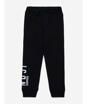 Introducing the refined Kids Icon Joggers in Black by dsquared2 kids, a quintessential piece for any boy or girl's wardrobe for SS2025. Meticulously crafted, these joggers marry both style and comfort flawlessly. Discover their unique attributes Luxurious Comfort Crafted with premium fabrics ensuring all-day ease and a snug feel. Chic Design Timeless black hue accented with the distinct dsquared2 logo for a touch of elegance. Versatile Wear Perfect for both casual outings and stylish gatherings.Elevate your child's ensemble with these exquisite joggers. Shop now!