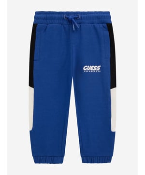 Introducing the exquisite Boys Active Track Pants in Blue from Guess, an essential addition to your young gentleman's wardrobe for SS2025. Meticulously crafted, these pants epitomise both luxury and functionality. Key features include Streamlined Fit Tailored for comfort and style, perfect for active days. Vibrant Blue Hue A dazzling shade that stands out with sophistication. Premium Fabric Ensures durability and breathability. Adjustable Waistband Provides a perfect fit as he grows.Elevate his style this season with these chic track pants!
