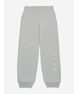 Marni's vintage archives are incorporated with care and spellbinding craftsmanship. These unisex joggers are woven in fleece with a Marni Outline logo in contrasting colour on the front. Drawstring Waist Elastic At Ankle Front Welt Pockets 100 Cotton Delicate Wash Max 30C Do Not Bleach Cool Iron Max 110C Do Not Dry Clean Do Not Tumble Dry Dry Flat in Shade