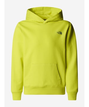 Unveil a spectacular addition to your young one's ensemble with The North Face Boys Graphic Relaxed Hoodie in a vibrant yellow. A quintessential piece for SS2025 Striking Aesthetic Vibrant yellow hue complemented with eye-catching graphics, ensuring your boy makes a bold statement. Luxurious Comfort Meticulously crafted from superior materials, providing a cosy, plush feel for all-day wear. Durable Design Robust construction designed to withstand the rigours of boyhood adventures.Elevate his style and comfort this season. The choice for discerning young gentlemen.