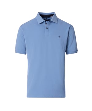 Deze effen polo van CASA MODA maakt indruk met zijn hoge comfort en tijdloze ontwerp. De knoopsluiting en het opgenaaide borduursel voegen modieuze accenten toe aan de eenvoudige stijl en geven de polo nog meer uitstraling. Hij is ongecompliceerd en veelzijdig en kan worden gecombineerd tot stijlvolle vrijetijdsoutfits. Het is een absolute must-have onder de basics en mag dus niet ontbreken in je garderobe.