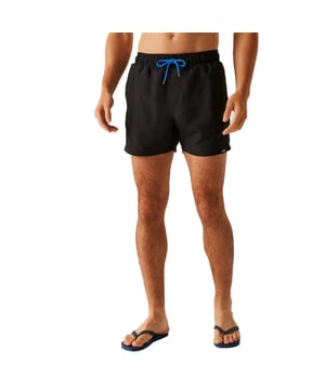 Quick drying. Recycled fabric. Adjustable drawcord waist. Elasticated waist. 2 side pockets. 1 back pocket. Mesh brief with security pocket.