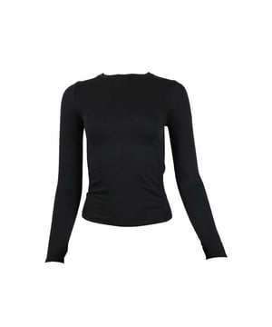 Pretty Polly Active-Wear Long Sleeve T-Shirt is a seamless top featuring patterned mesh panels for breathability. Perfect for Yoga or Pilates or just relaxing at home. The fabric is soft and comfortable and is predominantly made from recycled yarn.\r\n