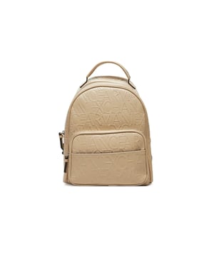 Sac à dos Armani Exchange All over Femme Beige Polyurethane. Authentique Bagagerie de la marque Armani Exchange - design streetwear/sportswear de Armani Exchange - Armani Exchange pour Femme fashion, parfait pour la vie de tous les jours - Sac à dos Armani Exchange de couleur Beige s'associe parfaitement avec le reste de votre dressing - matiere Polyurethane confortable -   classic - All over -