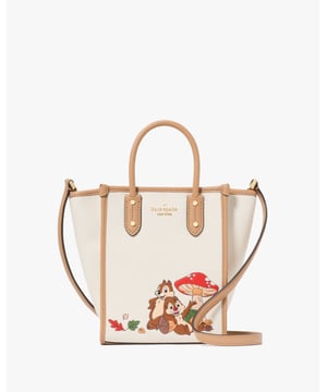 Ella Disney X Ksny Chip N Dale Mini Tote, Ella Disney X Kate Spade New York Chip N Dale Mini Tote, Iphone 14 Pro Max, Comes W Crossbody Strap, Back Slip Pocket,  Length: 6.00 Cm,  Width: 15.00 Cm,  Height: 19.00 Cm