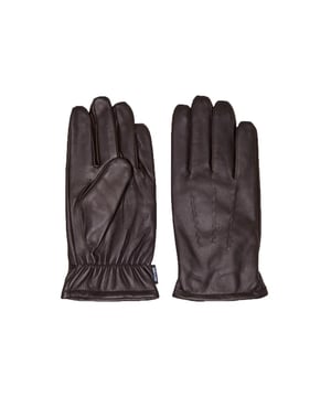 Mens Leather Gloves
  Brand: Only & Sons
  Gender: Men
  Type: Gloves
  Season: Fall/Winter
  Color: Brown
  Pattern: Plain
  Size (cm): 25x10x1
  Composition: 100% Leather
Material: Leather