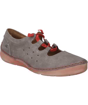 Nuestro zapato bajo fabricado con fina piel nobuk. El deportiva cordón deportivo proporciona al pie una gran al caminar. La plantilla extraíble le permite utilizar sus propias plantillas. El modelo sin embargo está provisto de una costura a mano característica. Gracias de zapato G estos zapato bajo son muy cómodos para los pies normales. ¡Disfruta de tu libertad con nuestro acompañante diario!