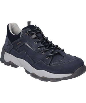 Nuestro zapato bajo fabricado con fina piel. El deportiva cordón deportivo proporciona una buena sujeción del pie al caminar. Con la membrana TopDryTex, que repele el agua, tus pies se mantendrán secos bajo la lluvia y la nieve. Nuestro modelo Philipp 51 está equipado con una plantilla extraíble. El método de fabricación Strobel se utiliza normalmente para los zapatillas de deporte porque hace que el zapato sea especialmente cómodo. Gracias al ancho G nuestros zapato bajo son muy cómodos para los pies normales. ¡Especialmentepara tu tiempo libre disfruta el caminar con Philipp 51!