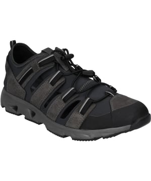 El cómodo cordón deportivo proporciona al pie una gran al caminar y al estar de pie. Nuestro modelo está equipado con una plantilla interior extraíble. La construcción Strobel permite un confort similar al de las zapatillas de correr. El ancho G es ideal para los pies normales. Con el modelo Noah 06 podrá disfrutar de más libertad en su tiempo libre.