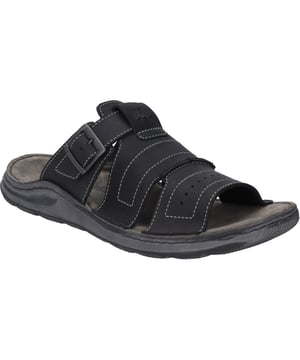 Nuestras sandalias fabricadas con fina piel de vaca. El cierre con hebilla elegante proporciona un ajustar fácilmente del tamaño. Un método de producción importante para JOSEF SEIBEL es el cosido preciso a mano. Con la anchura de zapato G este modelo es ideal. Con este modelo Maverick 14, tendrá a su lado un compañero para sus momentos de ocio.