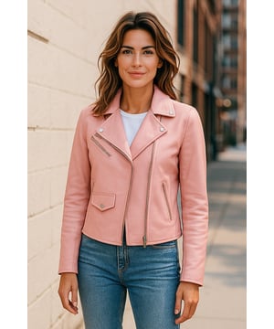 Diese auffällige Bikerjacke aus luxuriösem Lammnappaleder bietet eine schlanke, moderne Passform mit einem weichen Satinfutter für ganztägigen Tragekomfort. Mit vier Außentaschen und einer Innentasche ist sie stilvoll und praktisch zugleich. Perfekt, um lässige Outfits mit einer lebendigen, ausgefallenen Note aufzuwerten. Hauptmerkmale: Aus hochwertigem Lammnappaleder. Weiches und atmungsaktives Satin-Innenfutter. Klassische Biker-Silhouette mit asymmetrischem Reißverschluss. Vier funktionale Außentaschen (mit Reißverschluss und Klappe). Eine Innentasche für zusätzlichen Komfort. Reißverschlussbündchen für verstellbare Passform und Stil. Leicht und geschmeidig für hohen Tragekomfort.