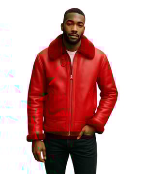 Disfruta de una calidez inigualable y un estilo atemporal con esta icónica chaqueta bomber B3. Confeccionada en auténtica piel de oveja, cuenta con un lujoso forro de borrego y pelo que proporciona una comodidad excepcional en climas fríos. El cierre de cremallera YKK completo permite un estilo versátil, mientras que los ribetes de borrego expuestos en cuello, puños y dobladillo le aportan un carácter audaz. Una distintiva hebilla en el cuello garantiza un ajuste ajustable, y dos prácticos bolsillos exteriores ofrecen comodidad y un diseño elegante, combinando un atractivo robusto con la elegancia clásica. Confeccionada en auténtica piel de oveja para una calidez y durabilidad excepcionales. El lujoso forro de borrego y pelo proporciona una comodidad inigualable. El cierre de cremallera YKK completo permite un estilo versátil. Los ribetes de borrego expuestos en cuello, puños y dobladillo le aportan un carácter audaz. Dos prácticos bolsillos exteriores para mayor comodidad y un diseño elegante. Cuello ajustable con cierre de hebilla para un ajuste a medida.