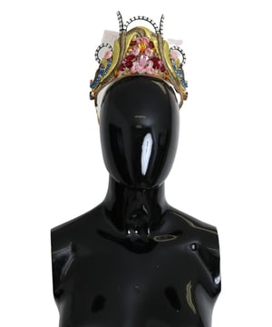 100% authentisches Dolce & Gabbana Diadem.
  Diadem aus Kristall.
  Exklusive MainLine Dolce & Gabbana Kollektion.
  Farbe: Gold mehrfarbig.
  Material: Messing Kristall Glas Baumwolle Nylon.
  Kristalle und Blumenapplikationen.
  Grosse: Einheitsgrosse.
  Mehrfarbige LED.
  Leuchten mit Ein.
  /Aus.
  Taste.
  Wiederaufladbar mit regularem USB.
  Ladegerat.
  Logo.
  Details.
  Hergestellt in Italien.
  Sehr exklusiv und einzigartig.