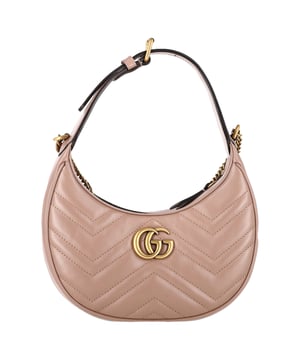 VINTAGE, RRP AS NEW
The Gucci GG Marmont Small Shoulder Bag captures vintage charm with a distinctly modern sensibility. Crafted in soft pink leather with a gently crescent silhouette, this accessory features the iconic GG Marmont logo and subtle textured detailing that nods to retro influences. A perfect example of Gucci’s evolving design language, this bag blends archival codes with contemporary flair, making it a versatile and elegant addition to any wardrobe.


Gucci GG Marmont Small Shoulder Bag in Pink Leather
Condition: Excellent
Signs of wear: No retail tag, No visible sign of wear., 
Packaging: Dust bag
Color: Pink | rose
Material: Leather | leather
Size: One Size | One Size
Measurements: Width: 210; Height: 50; Length: 110; Handle drop: 165; Strap length: 1050
SKU: NAPPUGBBA520394W