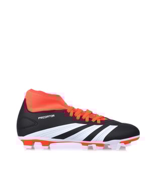 Junior adidas Predator Club Sock FxG Football Boots in black.- Textured synthetic upper.- Lace closure.- Regular fit.- Textile lining.- Flexible ground outsole.- Ref: IG7742