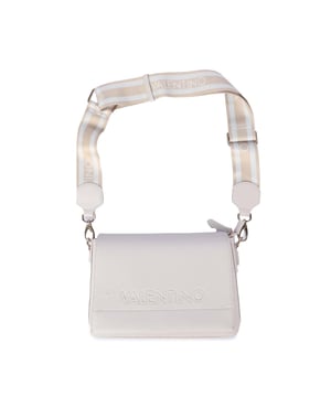Magnetic Snap Fastening.Concealed Top Zip.Inner Slot Pocket.Detachable Logo Strap.Detachable Link Chain Strap.Raised Logo.Valentino Bags Branding.Gold Tone Hardware.Textured PU.