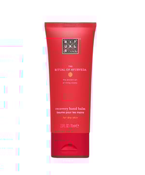 Experience the essence of Ayurveda with Rituals The Ritual of Ayurveda Soothing Hand Balm. This luxurious balm is formulated to deeply moisturize and soften dry hands, leaving them feeling nourished and velvety smooth. Enriched with ancient Ayurvedic ingredients like Sweet Almond Oil, known for its skin-softening properties, and Indian Rose, this balm not only hydrates but also provides a calming effect on your body and mind. Perfect for daily use, simply massage into your hands and cuticles to embrace the balance of health and well-being.
