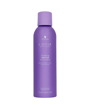 Transform your hair with Alterna Caviar Anti-Aging Multiplying Volume Styling Mousse. This innovative lightweight mousse thickens and strengthens all hair types, including straight, wavy, curly, and coiled. Infused with luxurious Caviar Extract and a unique Marine Plumping Complex, it delivers volume and texture without stiffness. Clinically proven to enhance hair's natural thickness and reduce breakage, this styling mousse will elevate your hair game. Simply shake, dispense an egg-sized amount into your palm, and distribute through damp hair for fabulous results.