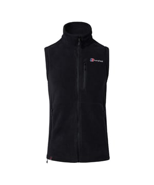 A brilliantly handy layer for walking and hiking  the Prism PT Vest zips into InterActive jackets when the weather turns. Be the master of being prepared with this superb fleece vest. Great for sunny days  Polartec® Classic Fleece is incredibly soft with a high quality feel. Offering an impressive warmth to weight ratio it has great heat retention and keeps you feeling fresh as it's highly breathable. For complete versatility in changeable weather  simply zip inside a Berghaus InterActive jacket for extra protection. As for stashing essentials for the journey  it’s loaded with zipped hand pockets and a chest pocket.