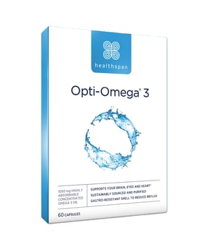 Discover the health benefits of Healthspan Opti-Omega® 3 Capsules, featuring 750 mg of Omega-3 per serving, including 320 mg of DHA and EPA. Our triglyceride form ensures superior absorption, supporting heart, brain, and eye health. The gastro-resistant shell minimizes acid reflux and aftertaste, making it easy to incorporate into your routine. Sourced sustainably from the South Pacific Ocean, these capsules are ideal for those lacking fish intake. Enjoy a healthier lifestyle with Healthspan!