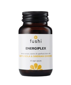 Discover the power of Fushi Energiplex, a unique herbal and vitamin blend designed to provide a natural, caffeine-free energy boost! Each bottle contains 60 capsules, perfect for a 30-day supply. Infused with traditional ingredients like Gotu Kola, known for enhancing mindfulness, and invigorating Siberian Ginseng, this supplement revitalizes your body and mind. Energizing Coenzyme Q10 and fatigue-fighting Vitamin B12 help convert nutrients into energy, combating tiredness effectively. Take 2 capsules daily with food and water to feel energized throughout your day. Ideal for morning boosts, workout performance, or afternoon fatigue. Not suitable for pregnant or breastfeeding women. Store in a cool, dark place.