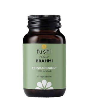 Discover the power of Fushi Organic Brahmi Supplements, crafted to enhance mental clarity and vitality. Each bottle contains 60 capsules, providing a 30-day supply with 280mg of pure Brahmi per capsule. Revered in Ayurveda, Brahmi is a potent adaptogen known for its ability to reduce stress and anxiety, promoting overall mental fitness and energy. For optimal results, take 2 capsules daily with meals. Combine with Gotu Kola for cognitive support or Tulsi for stress relief. Not suitable for pregnant or breastfeeding women. Store in a cool, dark place.